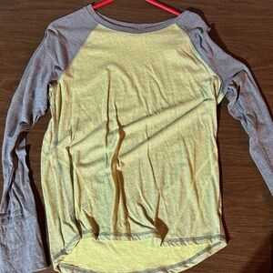 Tek Gear Gray and Yellow DryTek Shirt